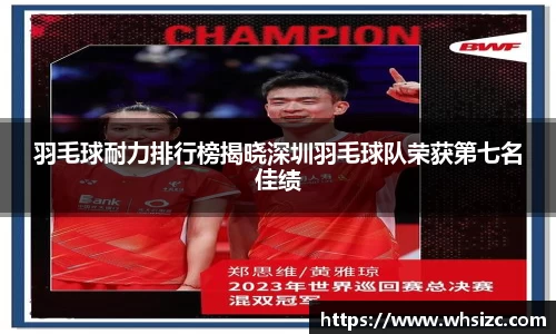 羽毛球耐力排行榜揭晓深圳羽毛球队荣获第七名佳绩