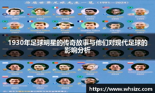 1930年足球明星的传奇故事与他们对现代足球的影响分析